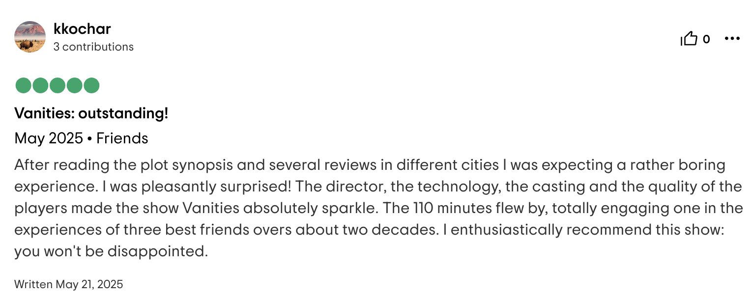 Trip Advisor Review